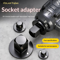 【W11】Impact Socket Adapter Set 3/4 To 1,1/2 To 3/4,3/8 To 1/2,1/4 To 3/8 Drive Ratchet Adapter 4 Pcs Socket Adapter Set