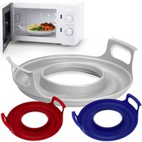 Microwave Plates Holder Heat Resistant Microwave Bowl Holder for Carrying Hot Food Home Cooking Supplies