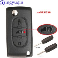 jingyuqin CE0523/CE0536 Remote Car Key For Fiat Scudo For Peugeot Partner Expert For Citroen Berlingo Dispatch (Van) Remote Key