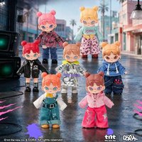 TNT SPACE DORA Claw Print Street BJD Series Blind Box Figurine d'action mignonne Surprise Modèle de bureau Jouet tendance Cadeau de collection