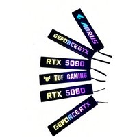 ARGB 5090 5080 GPU Lighting Panel,RTX4090 4070 VGA Backplate,MOD 3090 Video Card Side Plate,Gamer Cabinet Faith Lamp AURA SYNC
