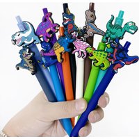5pcs/10pcs/20pcs Creative Dinosaur Theme Ballpoint Pen Student Writing Gift Pen Daily Office and Learning Stationery.