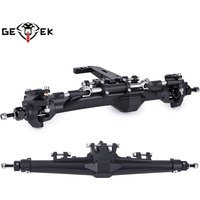 Plastic H10 Front Rear Straight Axle with Servo Mount for 1/10 RC Crawler Axial SCX10 D90 Vanquish H10 Optic Replacement Parts