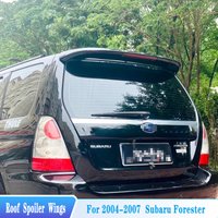 For 2004-2007 Subaru Forester Rear Roof Lip Spoiler Tail Wings ABS Material Black Carbon Car Tuning Styling Body Kit Accessories