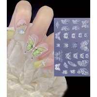 Butterfly Wings 3D Mold Silicone Nail Art Decorations Ultrathin DIY Templates Mold for nails Earrings Necklace Jewelry Crafts Re
