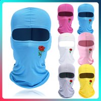 Musion Rose Balaclava Face Mask Bandana Hood Headwear for Cycling Skiing Hunting