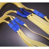 1.0 Thickened Wide Flat Rubber Band High Elasticity Plain Colour Slingshot Shooting Hunting Accessories Rubber Band