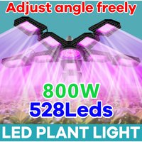 Plant Grow Light LED Full Spectrum Deformable Growth Lights Bulbs E27/E26 Sunlight Hydroponic UV/IR Red Blue Cultivation Lights