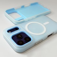 Luxury 2 IN 1 Magnetic Case for IPhone 17 16 15 14 Plus 13 12 11 Pro Max for Magsafe Wireless Charge Silicone Bumper Covers
