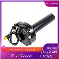 AliExpress NONE E-bike 3PIN Throttle Turn Grip Handlebar Accelerated Handle Throttle M8 Male Connector for OUXI V8 Fat Bike,Fatboy/super73 Ebike