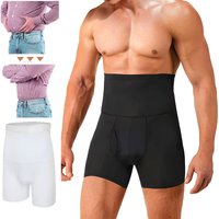 Men Tummy Control Shorts Body Shaper Compression High Waist Slimming Underwear Belly Girdle Boxer Sexy Briefs Butt Lifter