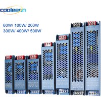 12V 24V LED Power Supply 500W 400W 300W 200W 100W 60W LED Driver AC/DC Transformer Converter for LED Strip Indoor Home Lighting