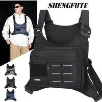 AliExpress NONE Tactical Chest Rig Bag Men Waterproof Crossbody Harness Vest Molle Pouch Outdoor Hiking Cycling Running EDC Gear Storage Pack