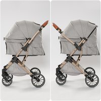 Foldable Separation Pet Dog Stroller for Medium Dog for Traveling
