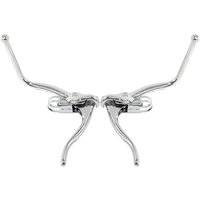 AliExpress NONE 1 Pair Durable 22.2mm Diameter Bicycle Brake Handle Lightweight Aluminum Alloy Brake Levers Silver Bike Brake Lever Road Bike
