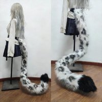 Arknights SilverAsh Pramanix Cliffheart Tail Cosplay Props Furry Long Tail Anime Expo Halloween Carnival Party Roleplay Outfit