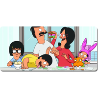 Cartoon Mouse Pad Non-slip Lockedge Burgers Office B-Bobs Funny Student Gaming Thickened Large Writing Cushion MousePad