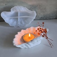 Shell Wave Dish Aroma Plaster Candle Storage Box Silicone Mold Candle Cup Storage Jar Mirror Moulds