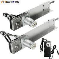 DIY Electric DC Reciprocating Linear Actuator Telescopic Push Rod 3-15cm Stroke 2-8cm Metal Gear Reduction Motor Speed Control