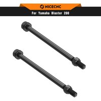 NICECNC Rear Bearing Carrier Bolts Black Kit For Yamaha Blaster 200 YFS200 YFS200SE 1988-2006 Carbon Steel 90101-10678-00 ATV
