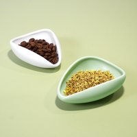 Coffee Bean Measuring Cup Ceramic Weighing Tray Coffee Powder Dosage Tray Suitable for Home Cafe Simple Coffee Tray Accessories