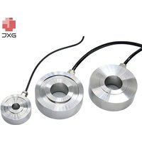 High-Precision Low Profile Donut Ring Load Cell | 500kg to 5t and 20KN Flat Compression Sensor for Machinery Weight Scales