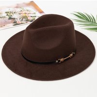 Chapeau de Jazz élégant en laine pour femmes, nouvelle mode printemps automne hiver, tissu en laine, casquette à visière de littérature Vintage