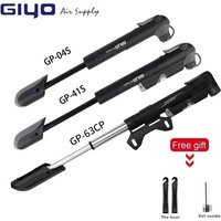 GIYO Pump Bicycle Pump Mini Hand Pump Cycling Air Pump Ball Toy Tire Inflator Schrader /Presta Valve Portable MTB Bike Pump