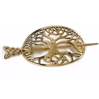 Celtic Knot Hair Clips Viking Style Silvery Hairpins Jewelry Women’s Norse Hair Accessories Unique Gift Idea