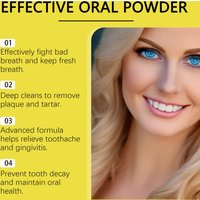 ORALOHE Teeth Whitening Powder Natural Oral Care Deep Cleaning Remove Yellow Stain Fresh Breath Tooth Cleaning Powder