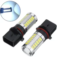 2x LED Bulb Fog Daytime Running Light P13W 5630 33-lamp car fog light for Mercedes for Benz For A4 for B8 For Q5 for Chevrolet