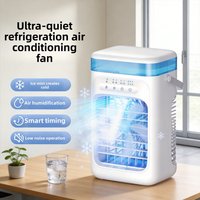 New Summer Desktop Small Fan Household Cooling and Humidification Portable Fan Can Add Water Refrigeration Air Conditioner Fan