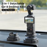 Detachable Base for DJI Osmo Pocket 4 Accessories Desktop Anti-skid & Car Fixed Support Upright Base for DJI Osmo Pocket4 Camera