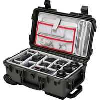 Custom Plastic Flight Case 212X Shockproof Waterproof Hard Shell Lens Protector Case With Padded Dividers