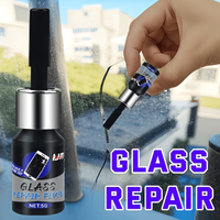 KJM Windshield Crack Repair Fluid Universal Glass Resin for Car Windshield Phone Screen with Free Plastic Shovel Car Care Kit