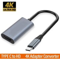 Type C to HDTV Adapter USB C to HD-TV Converter HDTV Cable Adapter USB 3.1 HDMI-compatible Cable For Laptops Tablet MacBook Pro