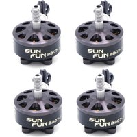 4pcs SUN FUN 2207 1750KV 2450KV 2750KV CW Thread FPV Racing Brushless Motor For RC Drone Quadcopter Spare Parts