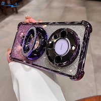 Shockproof Plating For Magnetic Bracket For Magsafe Case For Honor Magic 8Lite 7 6 Lite 5 8 Pro For Honor 600 Pro 400 Lite Cover