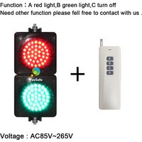 Remote Control Traffic Signal 100mm Red Green Colored lens for Parking Lots And Warehouse New Design Parking Management System