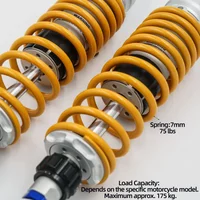 1 Piece 360mm 285mm 390 305mm 310mm 320mm 325mm 345mm 360mm 365mm rear shocks for Yamaha GT150/Longjia XDV250/Honda NS150LA/AE4