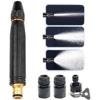 High Pressure Washing Water Gun Diamond Water Watering Pipe Car Wash Gun Adjustable Nipple Type Home Garden Shower Tools