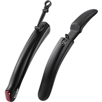 AliExpress West Biking WEST BIKING Quick-Release Adjustable Bicycle Fender with Taillight for 26-27.5 Inch MTB Rear Front Bike Mud Guard