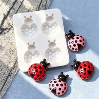 Ladybug Silicone Mold Sugarcraft Cupcake Baking Mold Fondant Cake Decorating Tools
