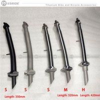 Ultralight Titanium Stem 460g for Brompton Folding Bike | 25.4mm | Bike Accessories | Upgrade Parts for S/M/P/H Handlebar
