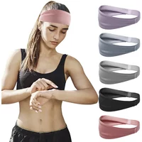 Sports Headbands for Men Women 1PC Non-Slip Moisture Wicking Workout Sweatband Fitness Running Cycling Football Yoga Hairband