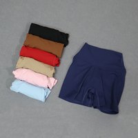 Ctenkevet Women's High-Waist Quick-Dry Fitness Shorts Solid Color Woman Soft Training Yoga Legging Sport Cycling Jogging