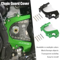 Motorcycle CNC Aluminium Front Sprocket Cover Chain Guard Crash Protector For ZX-6R ZX6R ZX 6R 2019-2025