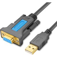 Jasoz USB to RS232 COM Port Serial Cable Adapter PDA 9 DB9 Pin Prolific PL2303 for Windows 7 8.1 10 Vista Mac OS USB RS232 Cable
