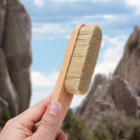 Large Premium Rock Climbing Brush, Thick Ultra Durable Boar's Hair Bristles, Uni-Sex Bouldering Brushes