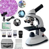 Kids Microscope for Science Discovery, Safe & Lightweight Microscope with LED Light for Children, Home Educational Toy, Portable